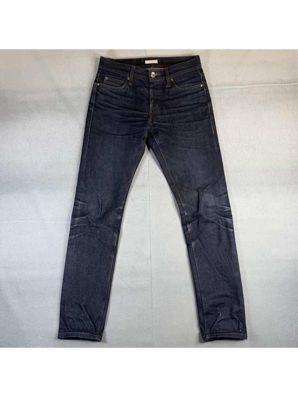Unbranded Brand 14.5 oz Selvedge Jeans Mens 30x32 Blue Tight Fit UB401 Denim
